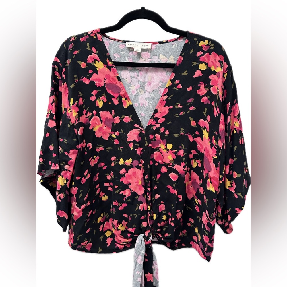 Lovestitch floral blouse size medium